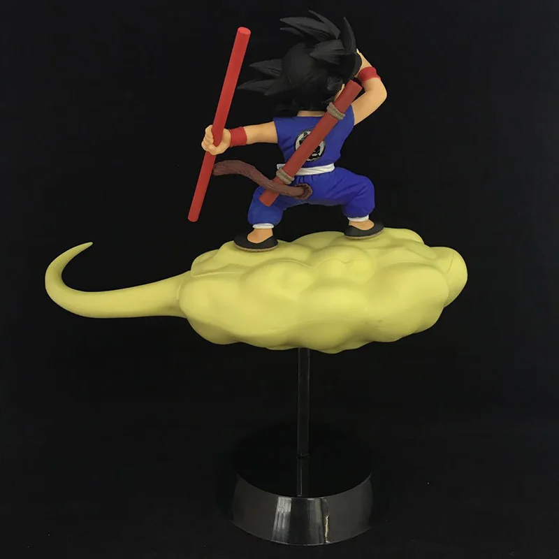 Dragon Ball Young Version Son Goku Figure 1 8 scale painted figure Somersault Cloud & Little Gokou PVC Action Figure Toys  (5)