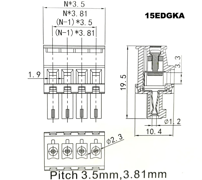 15EDGKA size