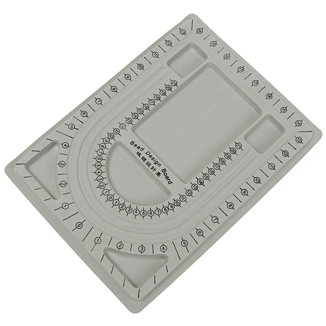 New Gray Bead Pear Trays Stringing Jewelry Making Craft Design