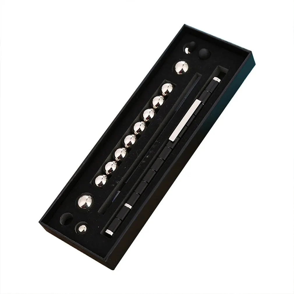 

Magnetic Pen Creative Fun Pen Metal Magnetic Magnet Water-based Pen Gift Box Decompression Pen Stationery 2019 New