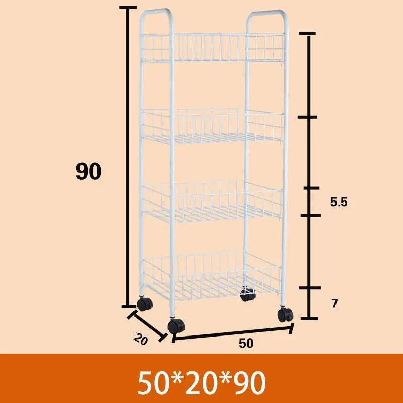 Etagere дальность кухни леса Cosas De Cocina Органайзер полки тележки с колесами кухонные полки для хранения - Цвет: Version R