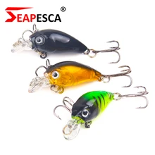 SEAPESCA Sizzling Skilled Fishing Crank Lure 40mm 3.5g High quality Arduous Bait for Pike Bass Lifelike Synthetic Wobblers Lures YA24