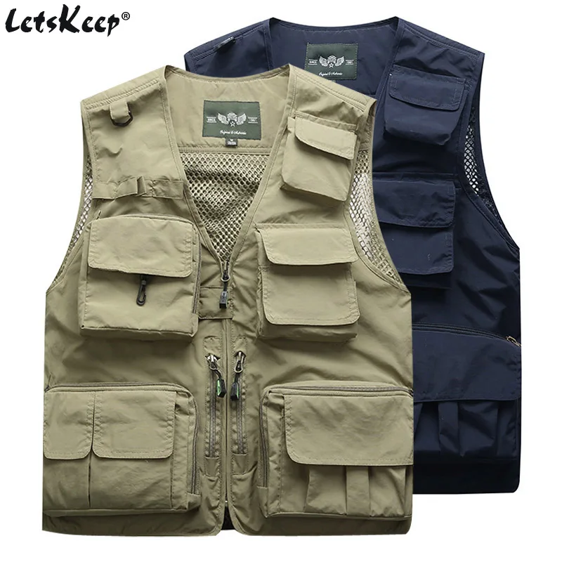 

2Pcs/Lot Men Summer Militar Tactical Vests jacket man Outwear Jacket with Multi Pockets Cargo Sleeveless jacket S - 4XL ,M7898