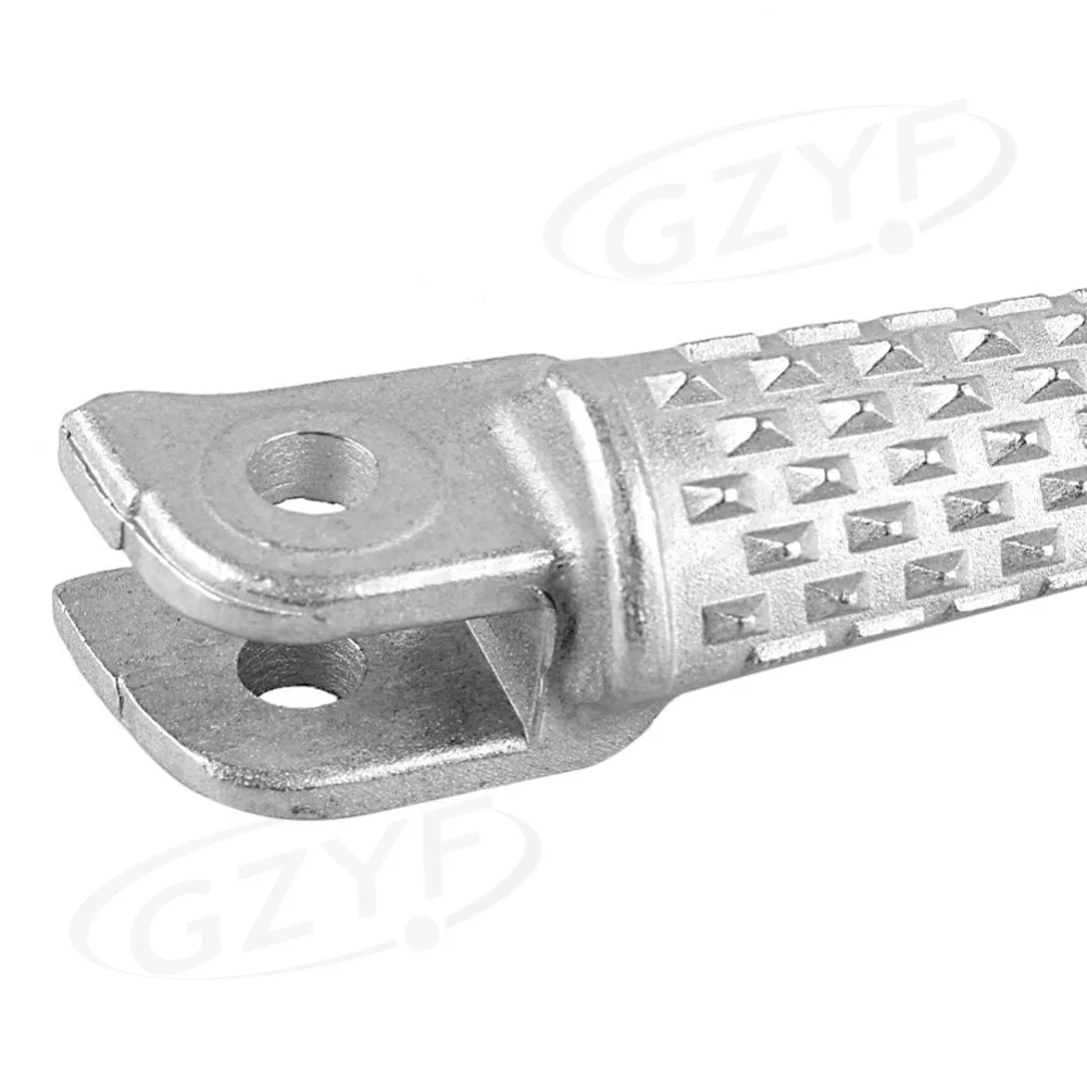 CNC Aluminum Front Foot Peg Footrest for Honda CBR600RR F5 2003-2014 & CBR1000RR 2004-2014 & CB1000R 2008-2011 Silver