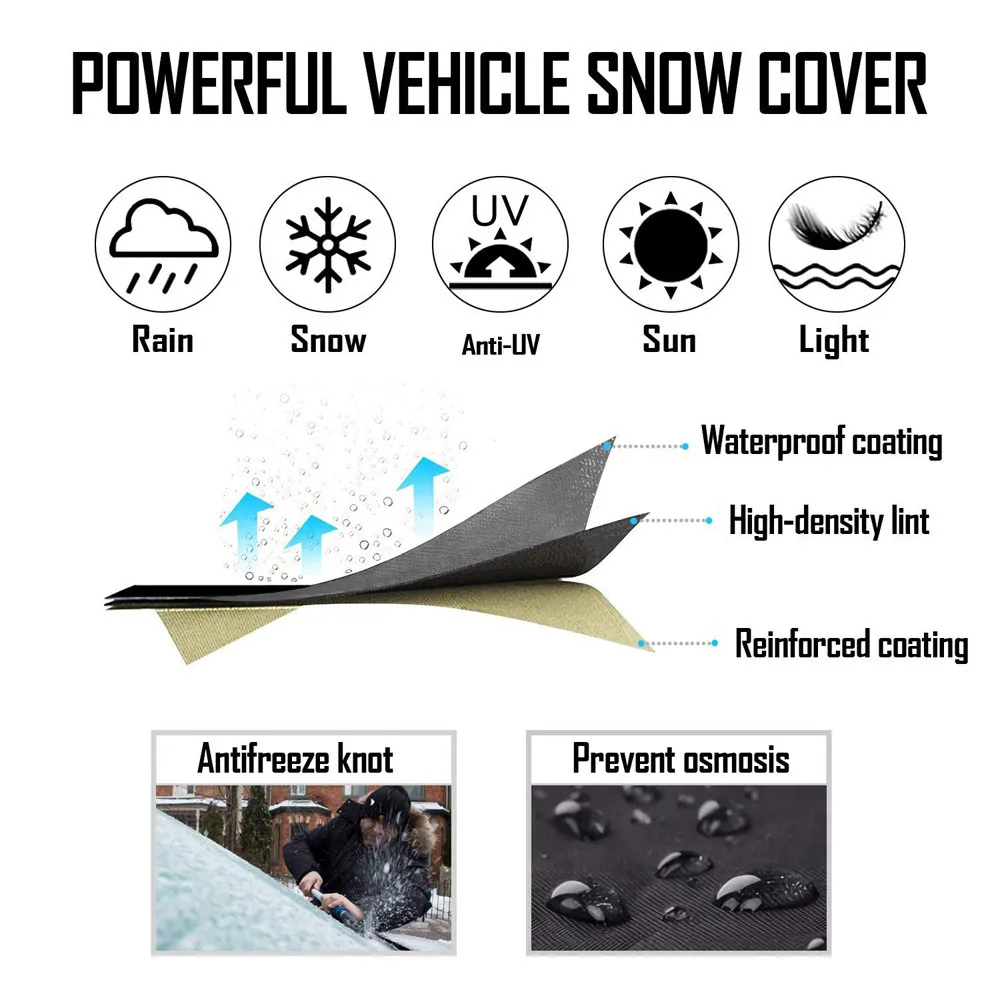 Магнитный автомобильный полулобовое Стекло снежный Мороз зимний ветровой протектор магнитный автомобильный щит 215X125 см для всех автомобилей