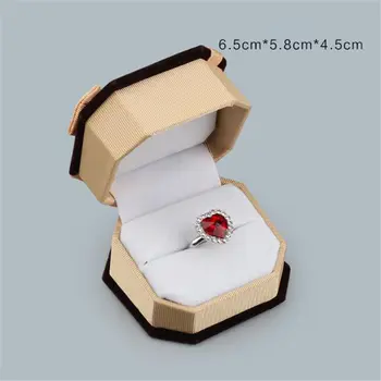 

Fashion Velvet Display Box Jewelry Earrings Rings Storage Boxes Organizer Gifts Carrying Cases for Jewelry