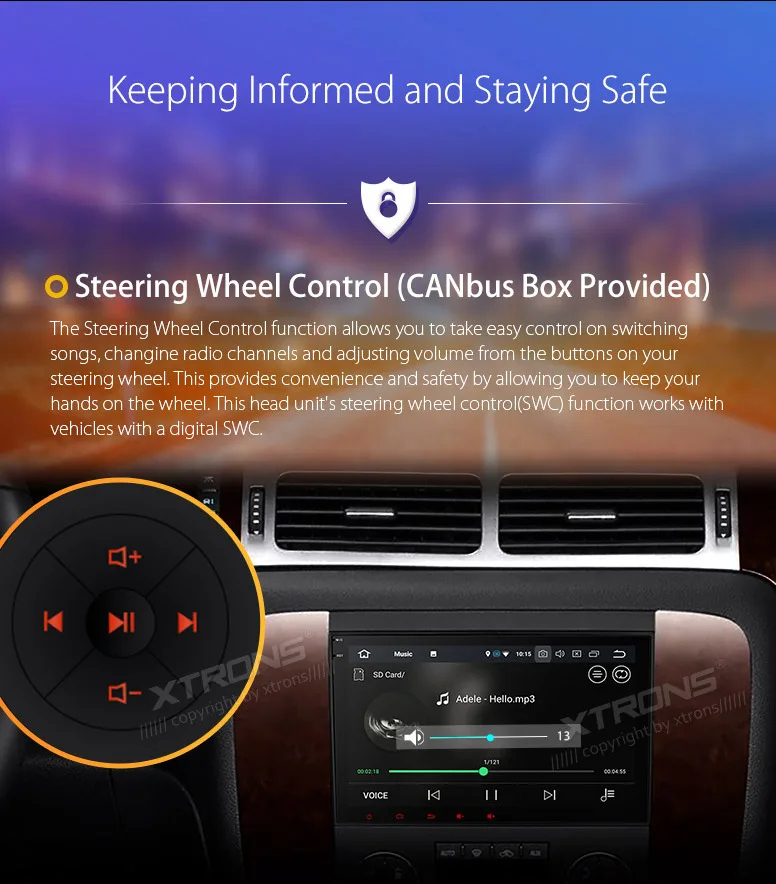 Sale 8" Android 8.0 Octa Core Car Stereo Radio Player GPS Multimedia for Chevrolet Suburban Tahoe Impala Buick Enclave GMC HUMMER 22