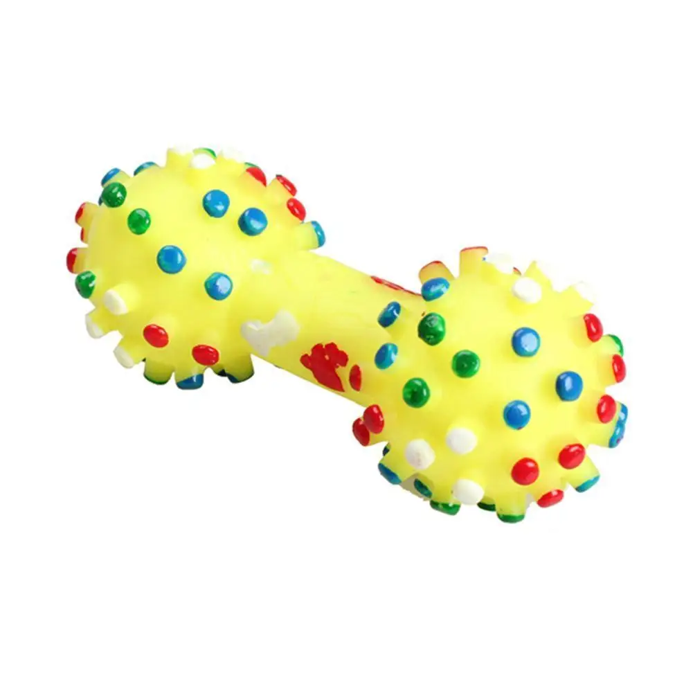12CM Big Bone Pet Dog Puppy Rubber Dental Teeth Chew Bone Play Training Fetch Fun Toys Hot sale 2016