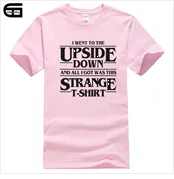 New Street Brand Stranger Things T Shirt Men Funny Strange Demogorgon T-shirt Summer Short Sleeve Print Tee Male Clothing T214