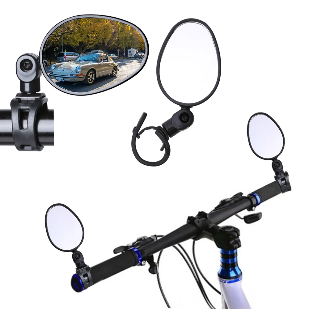 1 PC Adjustable 360 Rotate Bicycle Mirror Motorcycle Flexible Bike