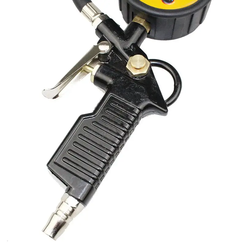 255 Psi Car Tire Inflator Auto Tyre Inflation Air Manometer Pneumatic Pistol For Pumping Wheels Gauge Tester