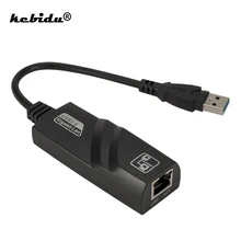 Kebidu USB 3,0 Gigabit Ethernet RJ45 локальной сети(10/100/1000) Мбит/с сетевой адаптер для ПК для windows/VISTA/WIN7/win8/Mac/IOS/ANDR
