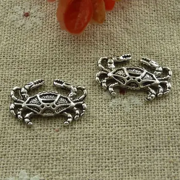 

330 pieces tibetan silver crab connectors 20x13mm #2712