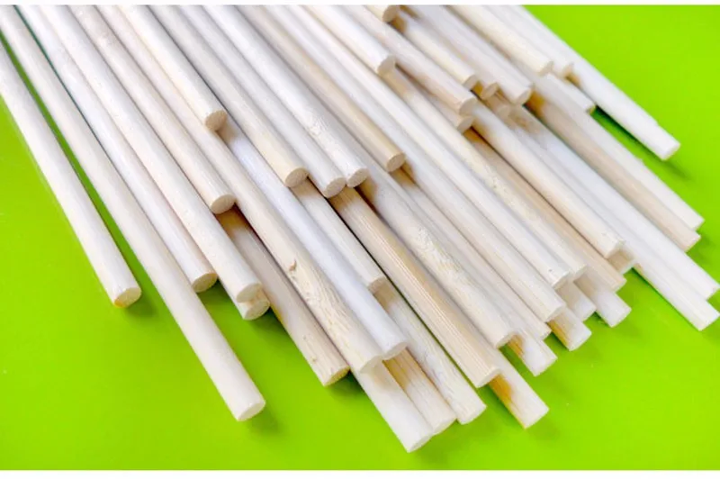 50pcs 23.5'' Bamboo Wood Skewers BBQ Tornado Skewer Large Natural Wood  String Spiral Potato Skewers BBQ Accessories 60cm x 8mm