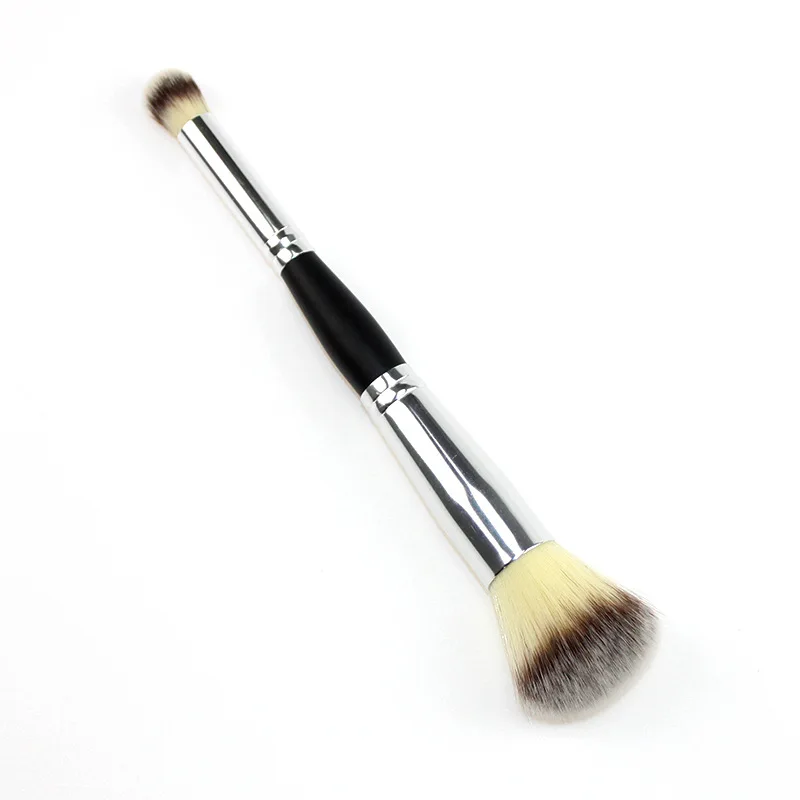

Single Wood Handle Double-head Foundation Brushes Powder Eyeshadow Blush Makeup Brushes Face Makeup Tool Pincel Maquiagem