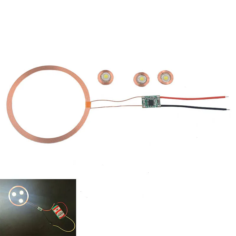 

DC 12V DIY Wireless Power Supply Module Wireless Charge Charging Module Transmitter Receiver Module for electronic experiments