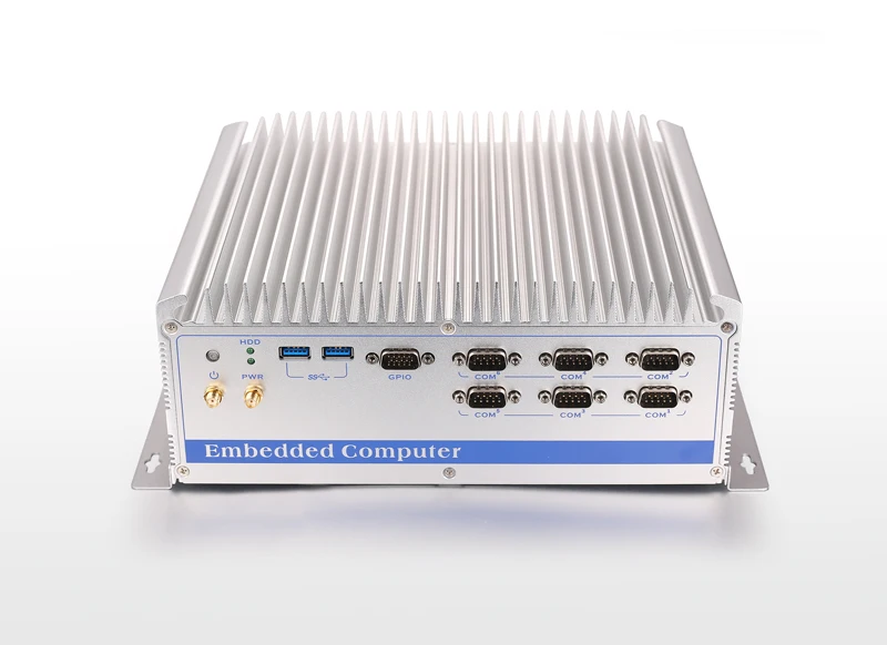 Fanles промышленный компьютер Core i3 6100U CPU 6 * USB 3 0/2 0 RS232 2 GLAN PCI расширения слоты прочный