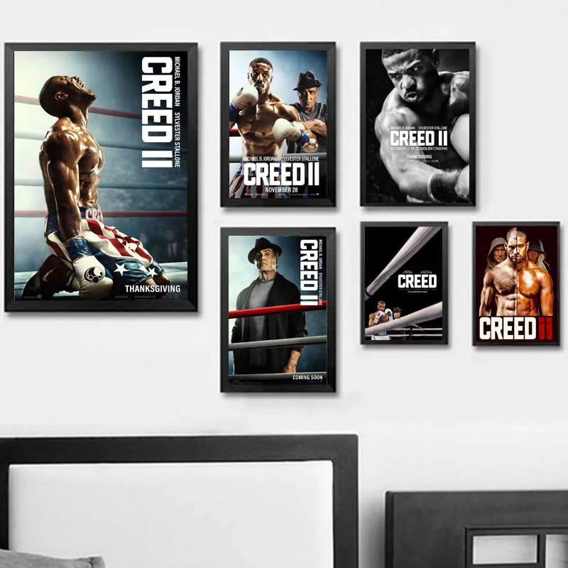 Creed II Movie Art Canvas Poster 12x18 24x36 inch