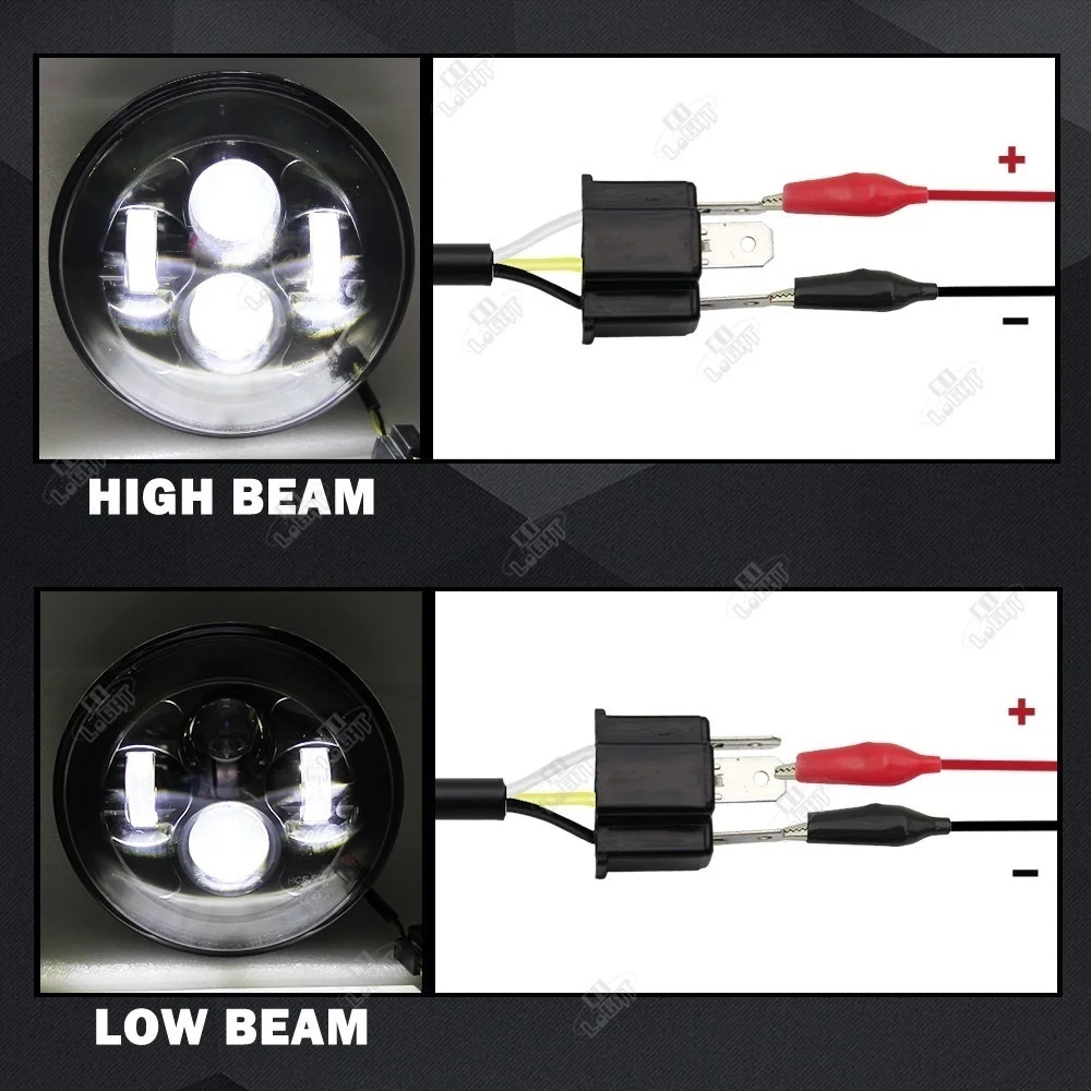 CO светильник 7 дюймов для мотоцикла E9 точечный E-mark светодиодный головной светильник для внедорожника Лада 4x4 Нива УАЗ джип H4 Дальний ближний свет 50 Вт 30 Вт 12 в 24 В