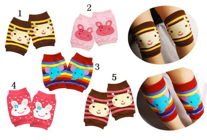 

New 1 Piece New Baby Safety Knee Pad Kids Socks Children Short Kneepad Crawling Protector