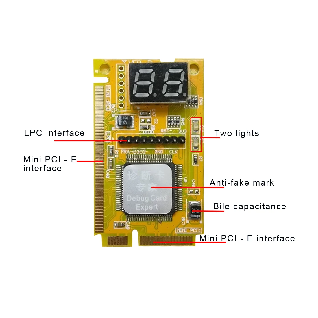 NOYOKERE Фирменная Новинка диагностический пост карты USB Mini PCI E PCI LPC анализатор тестер для ноутбука тетрадь высокое качество