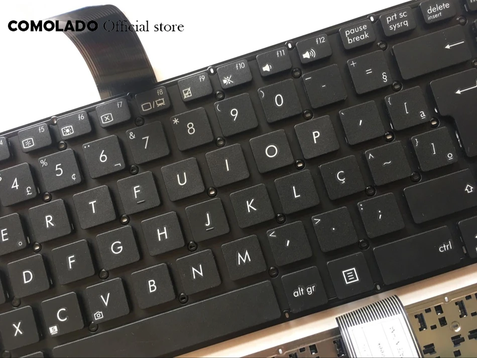 BR Brazil Keyboard FOR ASUS S56 S56C S56CA S56CB S56CM 0KN0-N31RU13 K56 K56C K56CM R505C K56CB K56CA Black Without frame keyboard BR Layout (2)