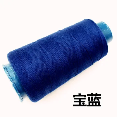Looen бренд 20 S/3 высокоскоростная швейная нить для производства и машины, один рулон = 1400 ярдов, используется: плотная ткань, деним, джинсы, холст - Цвет: Dark Blue