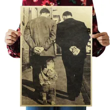 Маленький мальчик сложного мира Винтажный Классический постер для декорации дома художественные принадлежности журналы ретро-плакаты и принты