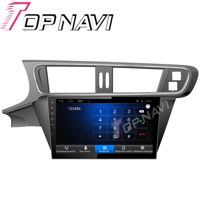 Автомобильный gps навигатор Topnavi 10 1 дюйма четырехъядерный Android 6 0 для Citroen C3 XR радио
