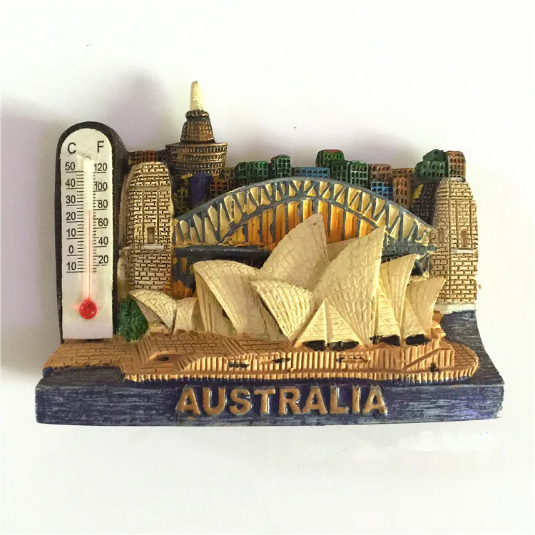 

Handmade Painted Sydney Opera House, Australia Koala 3D Fridge Magnets Tourism Souvenirs Refrigerator Magnetic Stickers