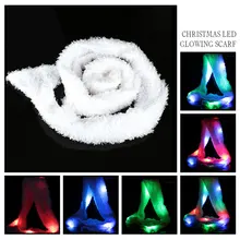 Забавный флэш-шарф светодиодный-показ шарф для рождества Прямая