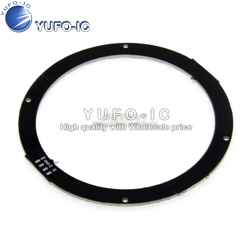 24 WS2812 5050 полноцветные RGB светодиодные умное кольцо кольцевая макетная