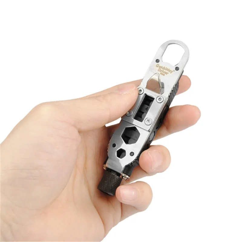 DANIU многофункциональная отвертка с светодио дный свет Repair Tool открывалка для бутылок Нержавеющая сталь+ Пластик