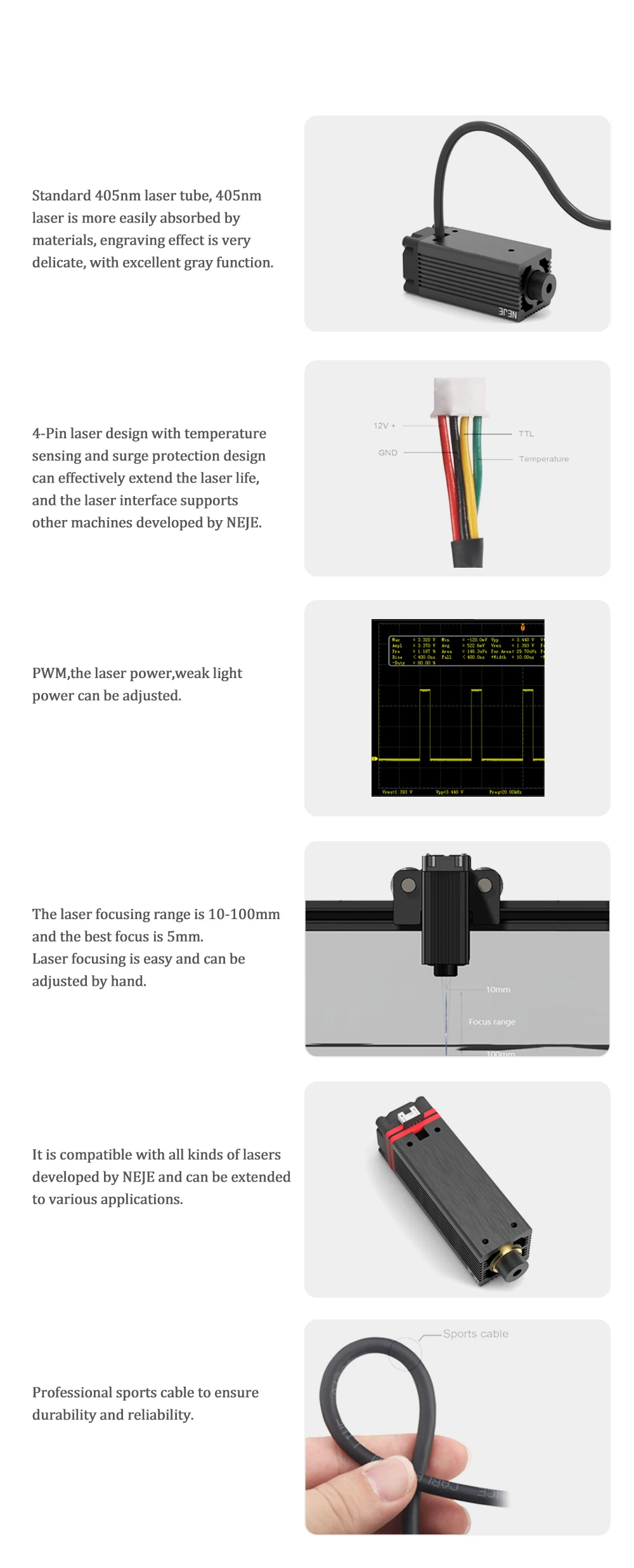 NEJE MASTER 3500 МВт/7 Вт/20 Вт лазерный гравировальный станок DIY мини ЧПУ для резки древесины настольный гравировальный станок для металла/дерева/пластмассы