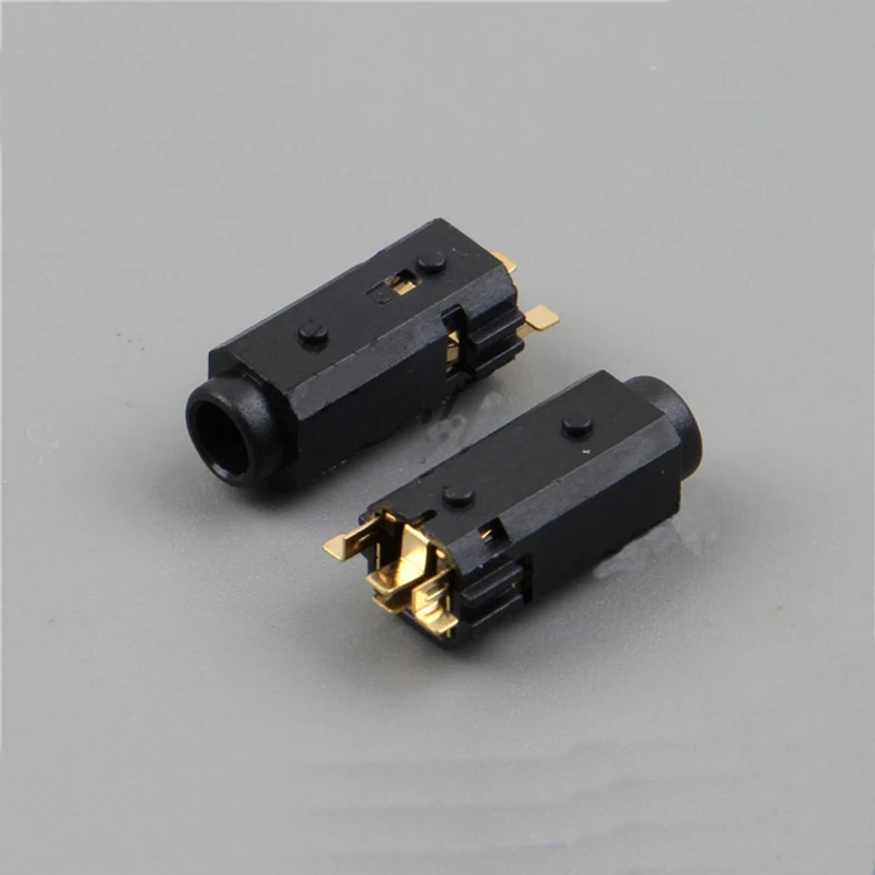 

PJ-384 gold-plated 3.5 headphone jack 4 foot patch 4 fixed foot 3.5MM socket female socket power socket