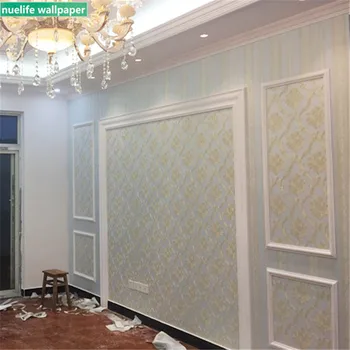 

European flowers pattern non-woven thickening wallpaper bedroom living room TV background wall restaurant decoration wallpaper