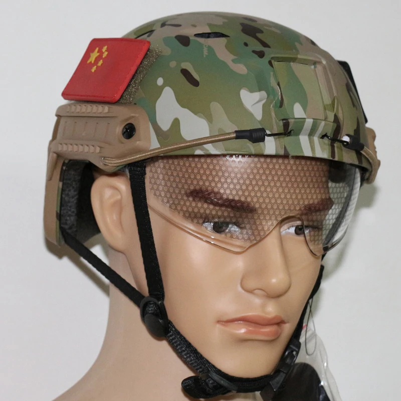 Тактический шлем БЫСТРО BJ ТИП Спорт на открытом воздухе Airsoft Пейнтбол защитное