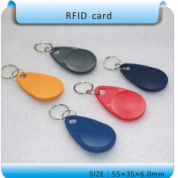 

100pcs/lot waterproof 125khz rfid token key rfid tags access control system