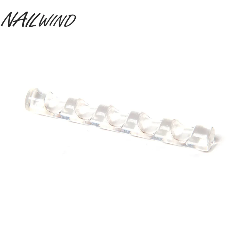 

5 Grids Nail Art Painting Brush Pen Holder Stand Shelf Display Acrylic Clear Carrier Storage Rack Rest Tips Salon Manicre Tools