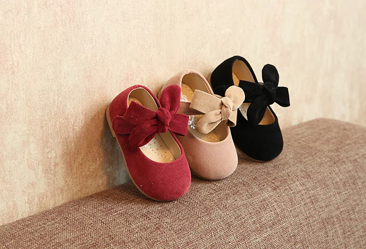 Г., весенне-осенние модельные туфли для маленьких принцесс с мягкой подошвой для девочек от 1 до 3 лет, с бантом, на осень