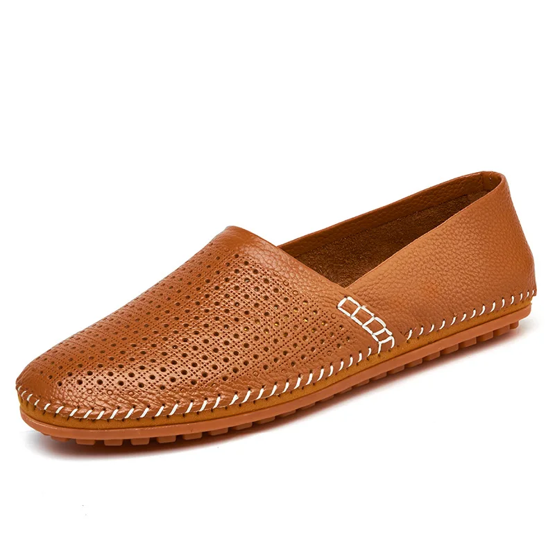 Mocassins Sapatos Deslizar De Mão À Photo photo Flats Color Sobre 2018 Conforto Superstar Couro Color Projeto Peas Homens Feitos gzHFHp