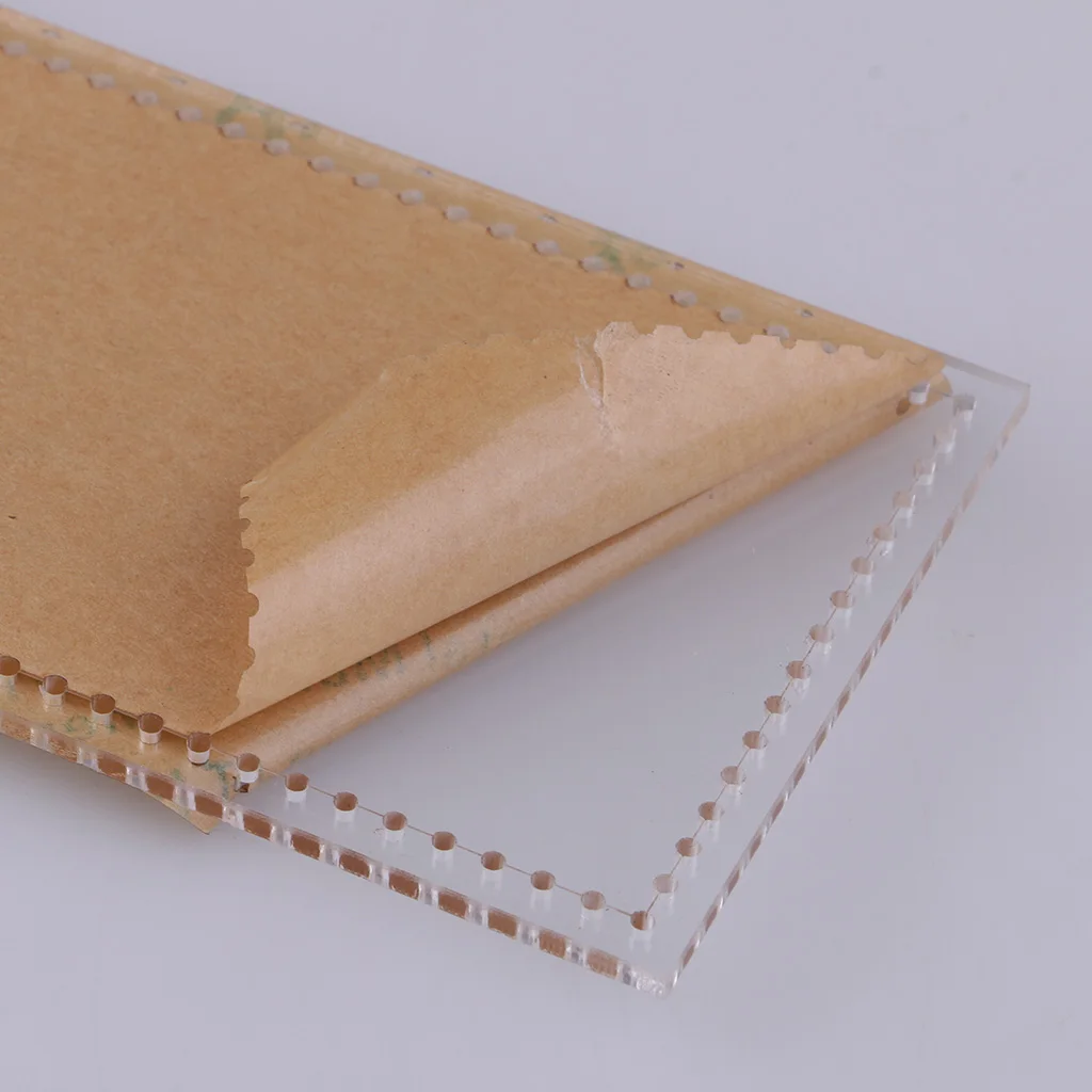 11pcs/Set Transparent Acrylic Leather Handbag Shoulder Bag Template Stencils DIY Leathercraft