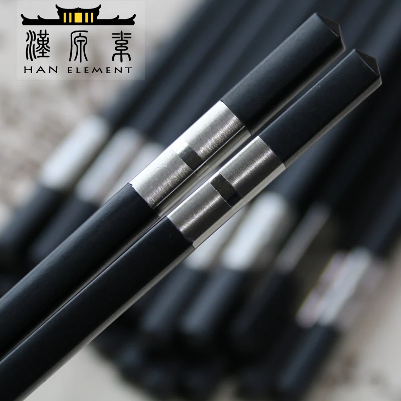 

Korean Cuisine Chopsticks Hot Pot Chinse Japanese Korea Food Chopsticks Alloy Non-Slip Sushi Chopsticks Set Chinese Gift