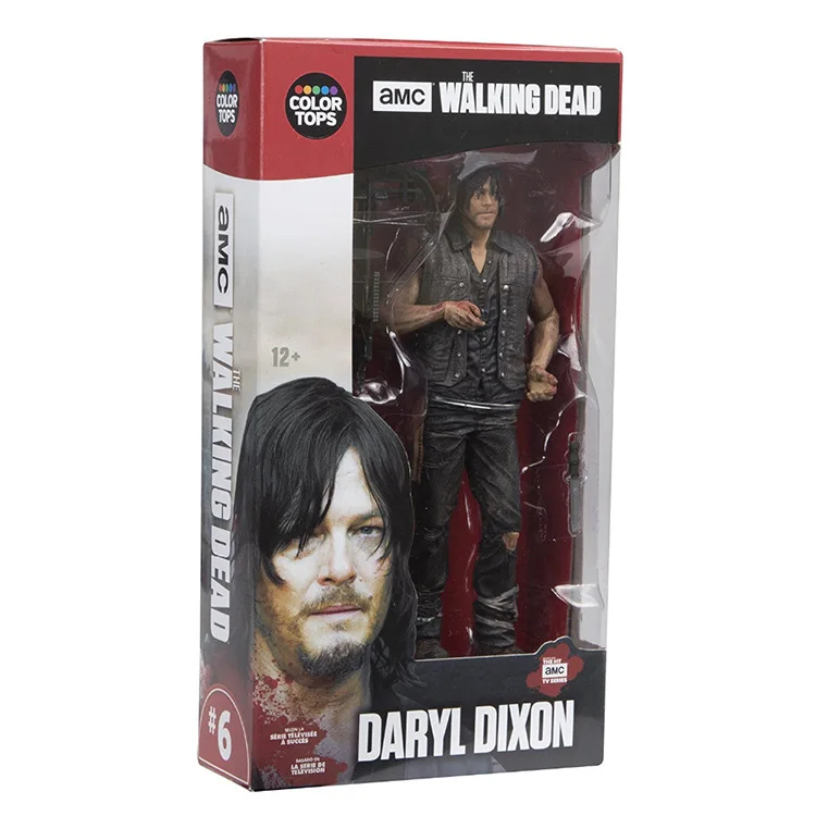 

2022 Hot 15cm The Walking Dead Season 8 Rick Grimes Daryl Dixon Negan action figure toys collector Christmas gift doll with box