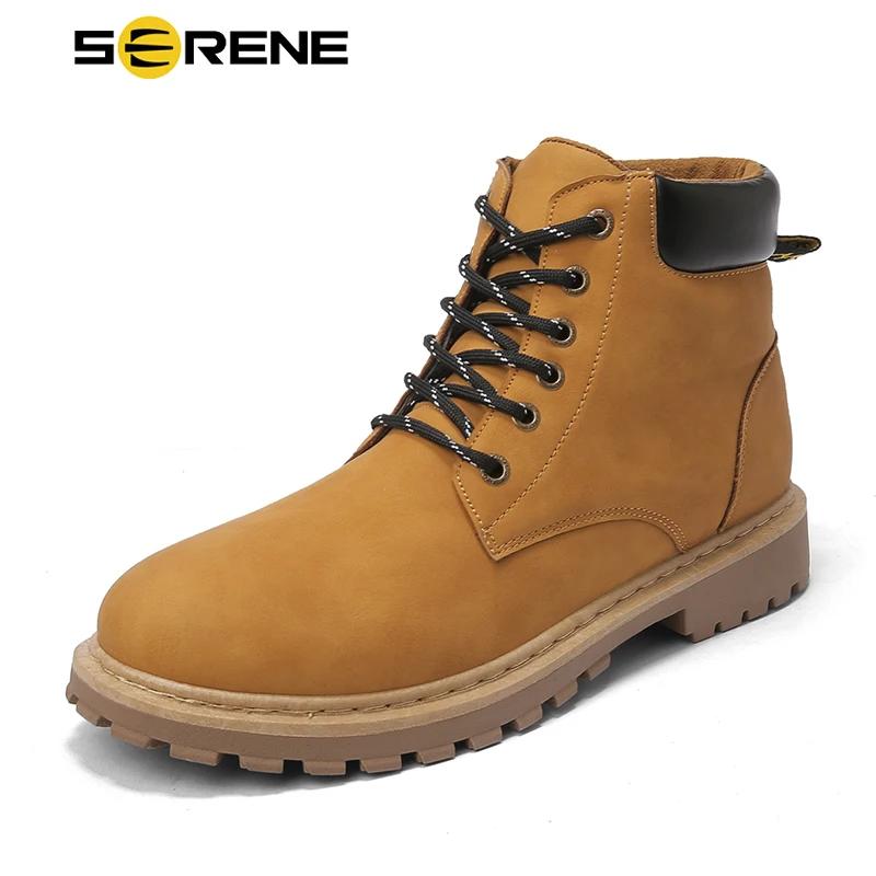 Kopen SERENE Merk Mens Laarzen Hout Westar Schoenen Kanye Tamberlinrd Geel Schoen Nieuwe Mannelijke Timberly Martins Mannen Winter Cowboy Enkellaars