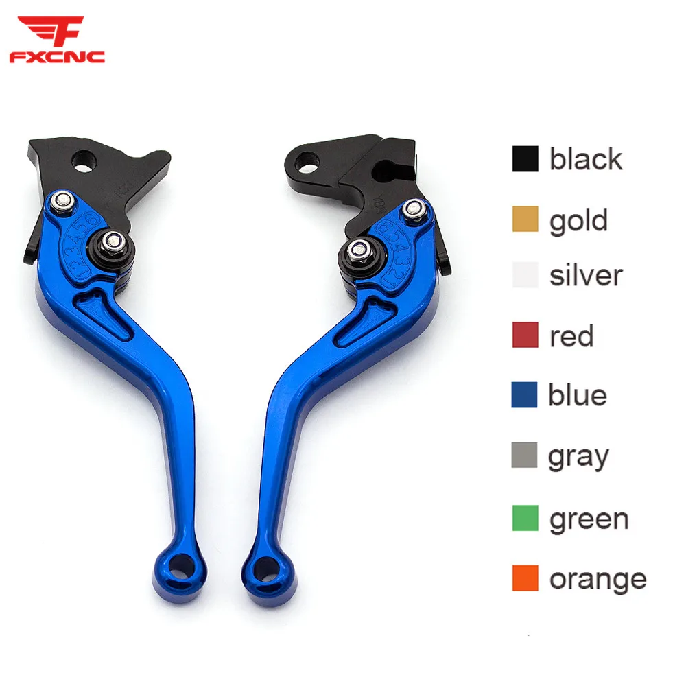 

For Yamaha FZ16 2012 - 2016 2012 2013 2014 2015 2016 Aluminum CNC Short Adjustable Motorcycle Brake Clutch Levers Handle Set