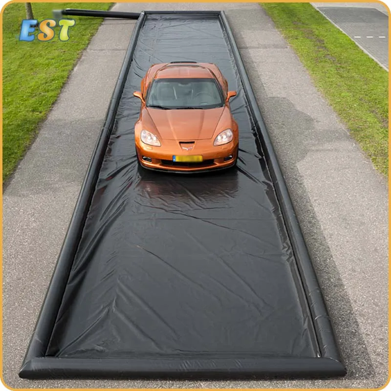 Commercial Machine Customized Water Containment Mat Pvc Portable Inflatable Car Wash Mats