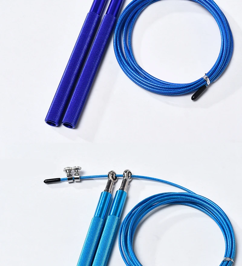 Crossfit Speed Jump Rope Professional Skipping Rope For MMA Boxing Fitness Skip Workout Training With Carrying Bag Spare Cable (6)