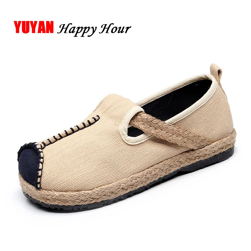 

Old Beijing Cloth Shoes Women Flat Casual Shoes Breathable Cloth Footwear Women's Flats Sweet Ladies Loafers Shoes A084