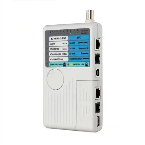 CAA Горячая USB ручной провод RJ45 BNC RJ11 1394 Ethernet сети LAN Кабельный тестер